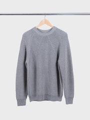 Signature Crew Neck Melange Brown