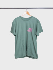 Merci Bien Tee Green/Pink