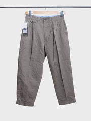 2 Pleats Twill Olive