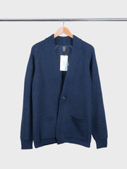 Signature Shawl Collar Cardigan Navy