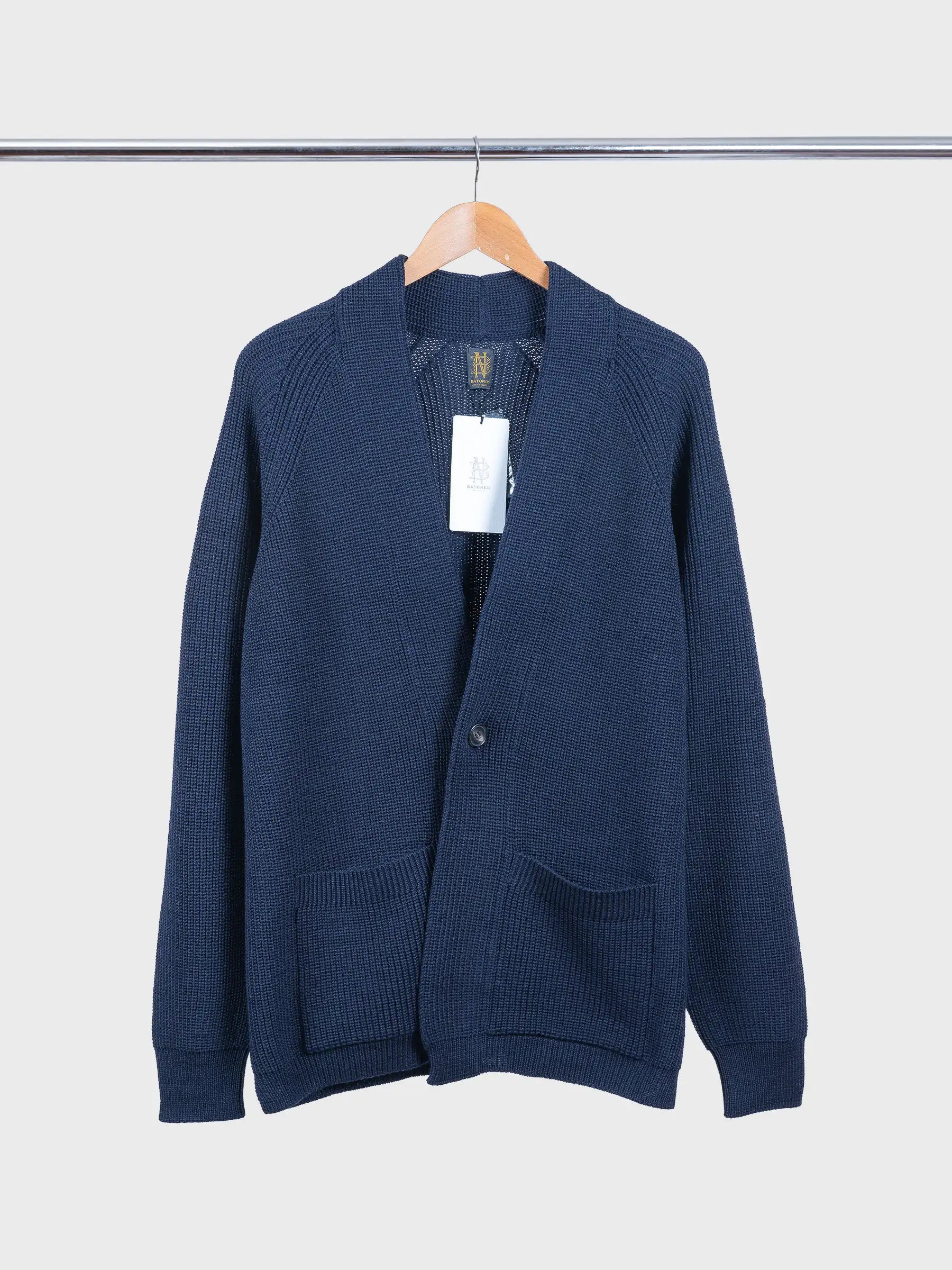 Signature Shawll Collar Cardigan Navy