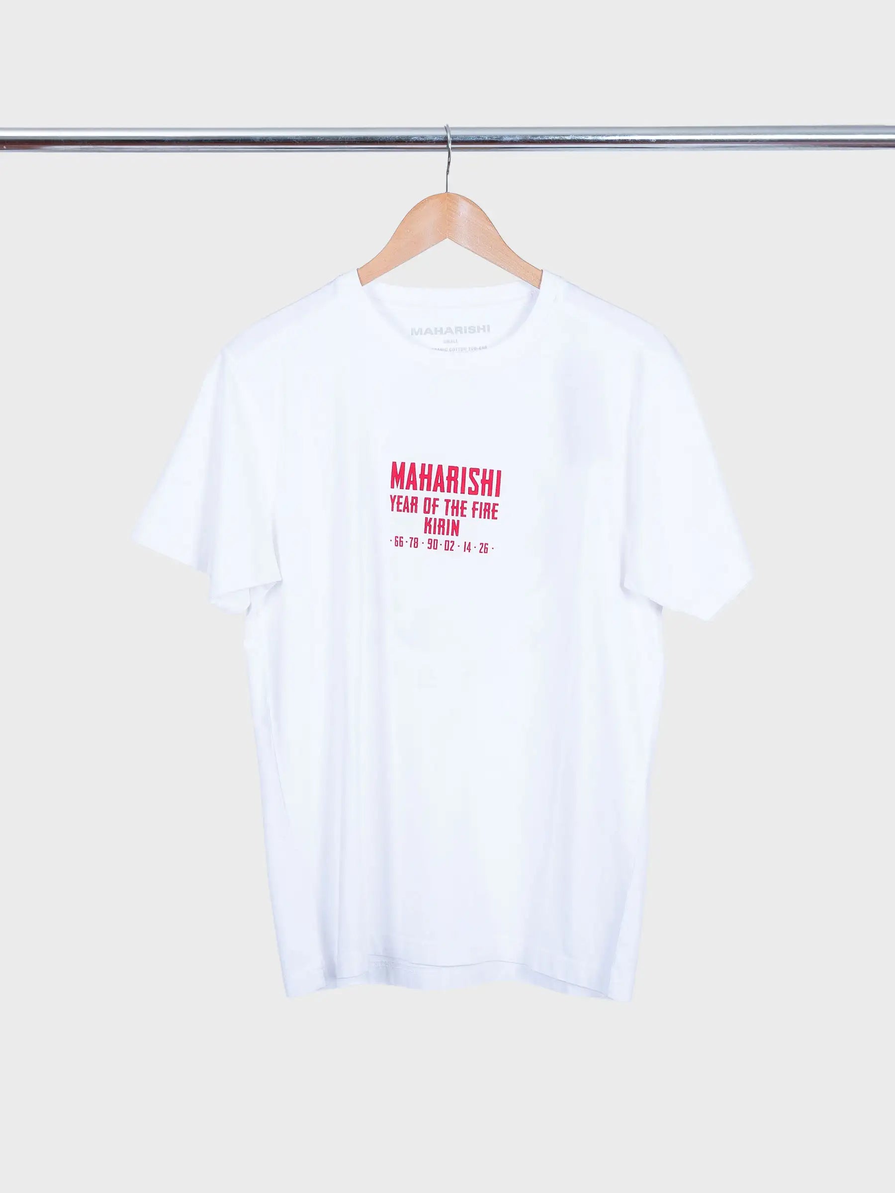 Paper Cut Kirin T-Shirt White