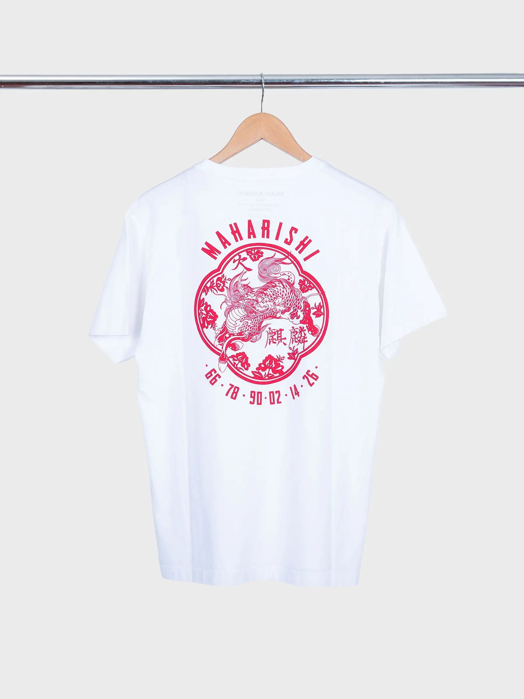 Paper Cut Kirin T-Shirt White