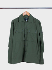 Mil Sht-Jac Textured Ripstop Olive