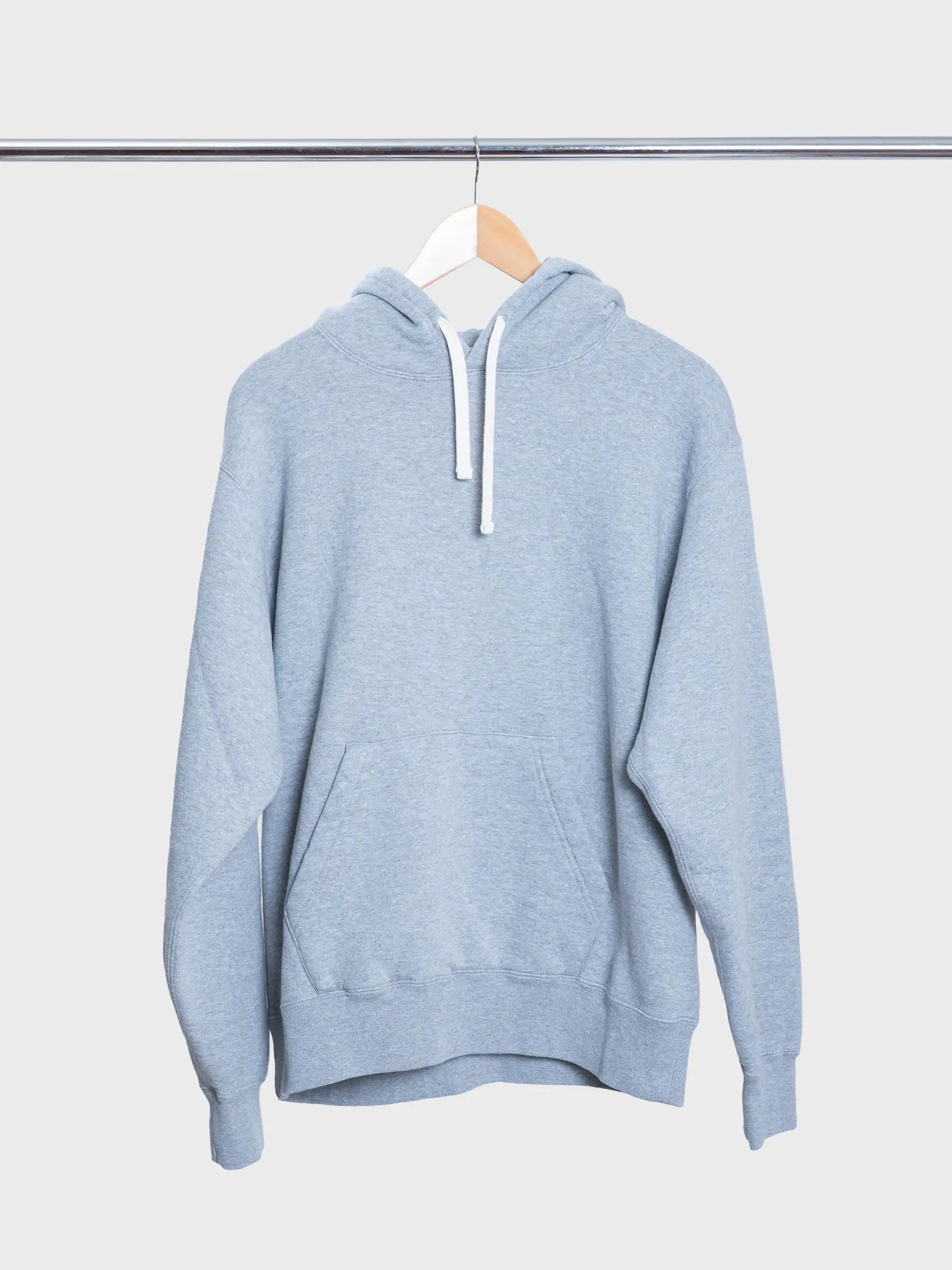 Japanese Cotton Hoodie Grey