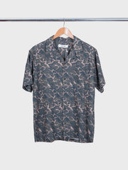 Crammond Shirt Landscape Print Olive