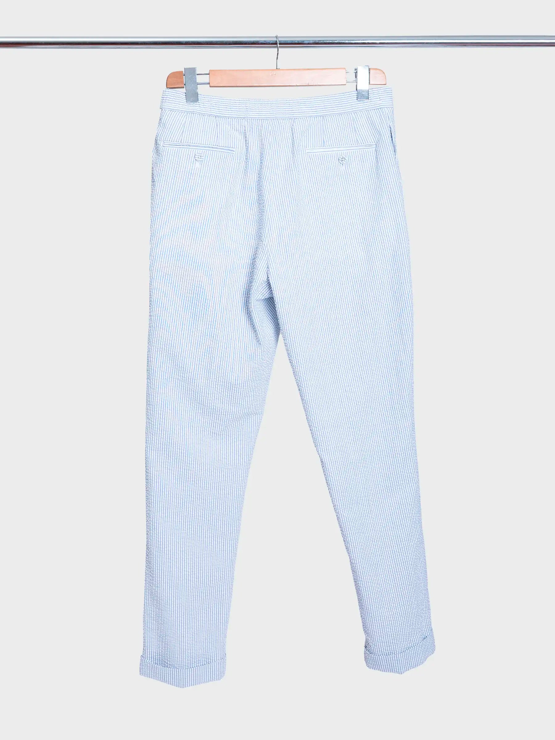 Joseph pants Stripes White Grey