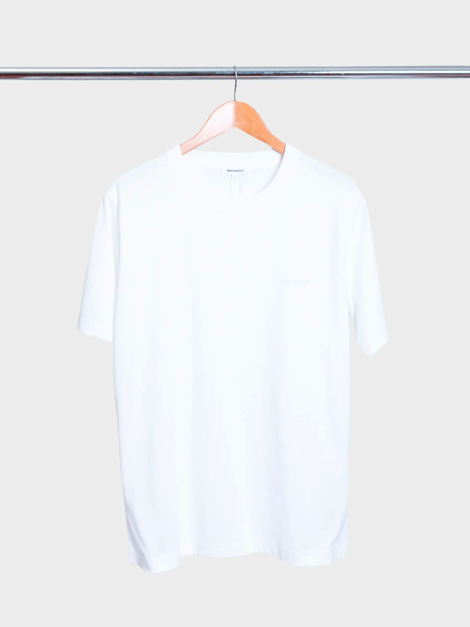 Johannes Organic Norse Logo Print T-Shirt White