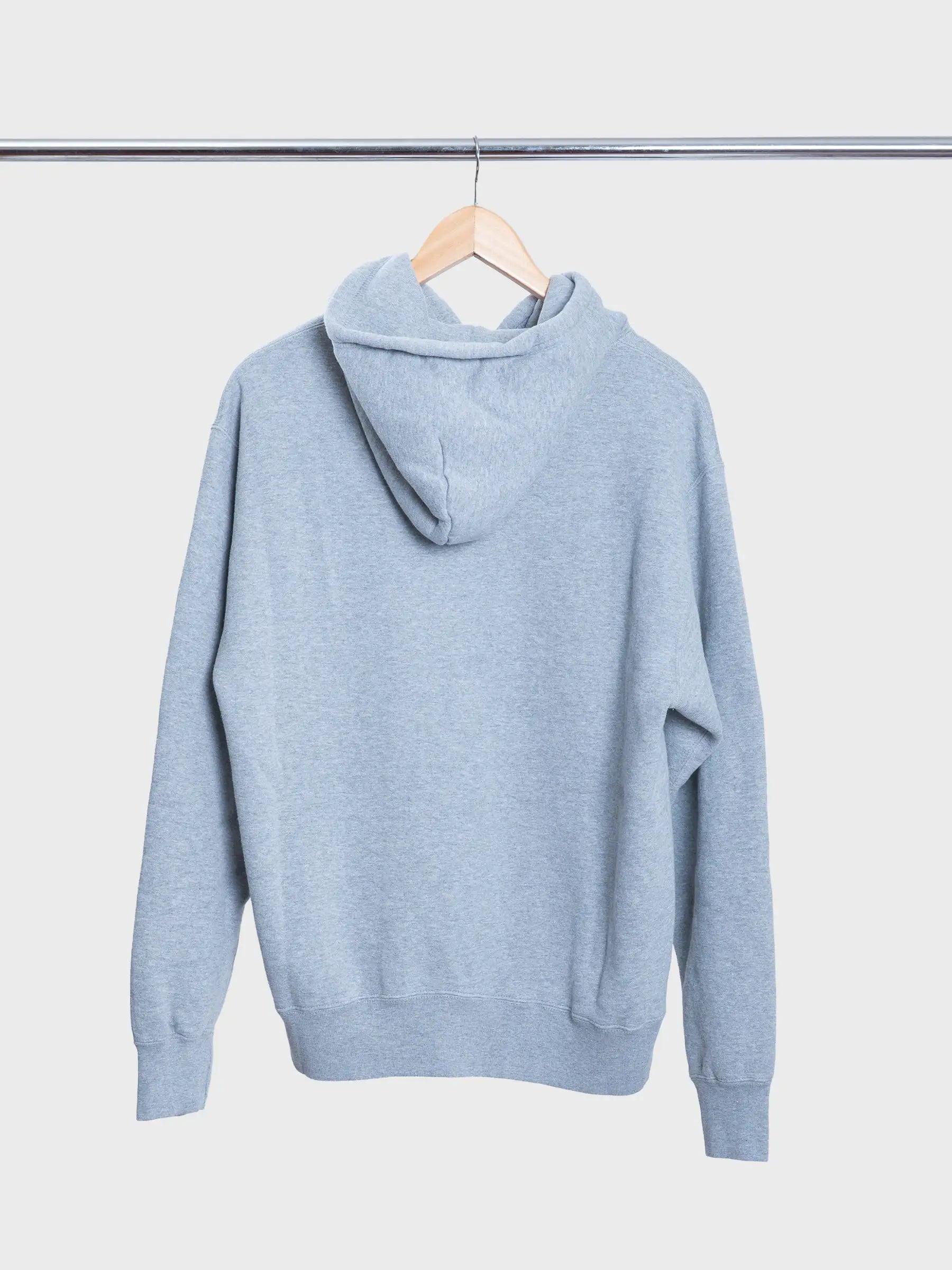Japanese Cotton Hoodie Grey