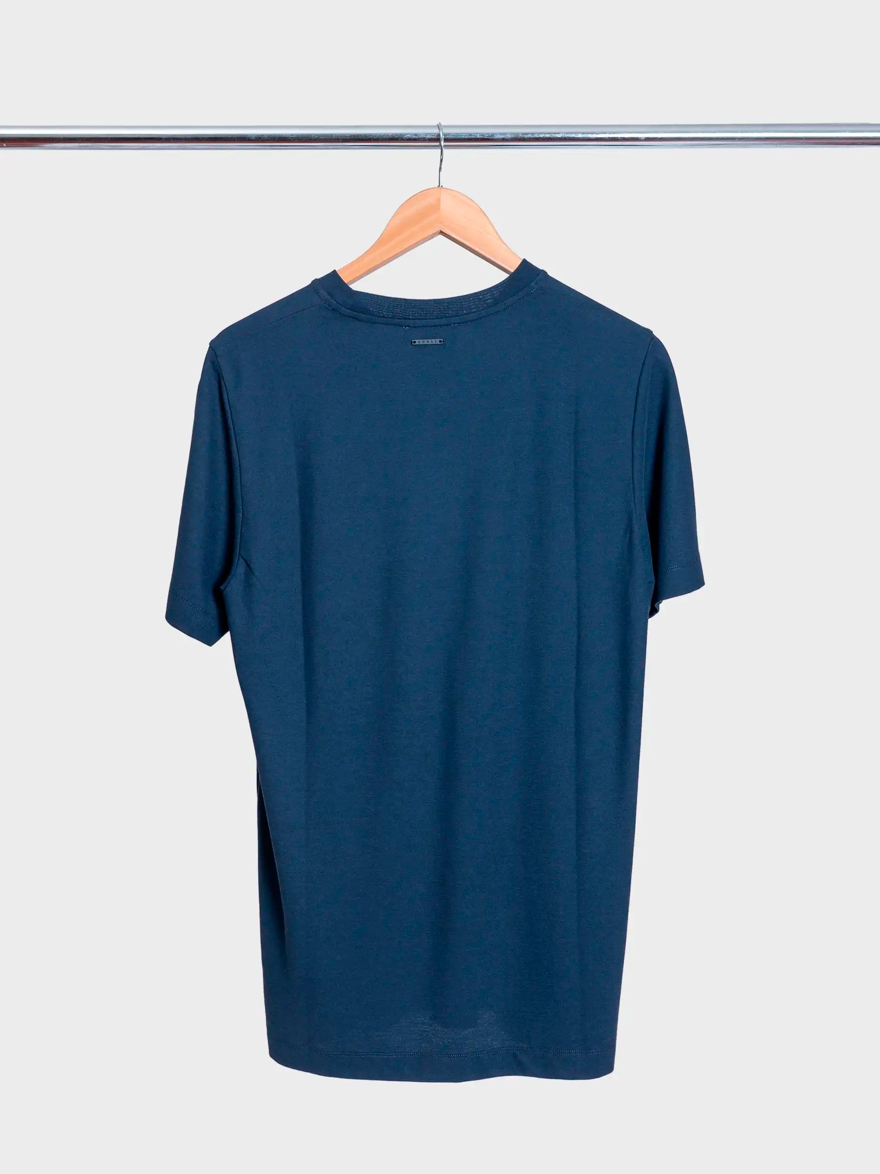 Jakob Cotton Crepe T-Shirt Dark Navy