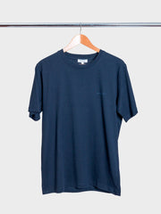 Johannes Organic Norse Logo Print T-Shirt Dark Navy