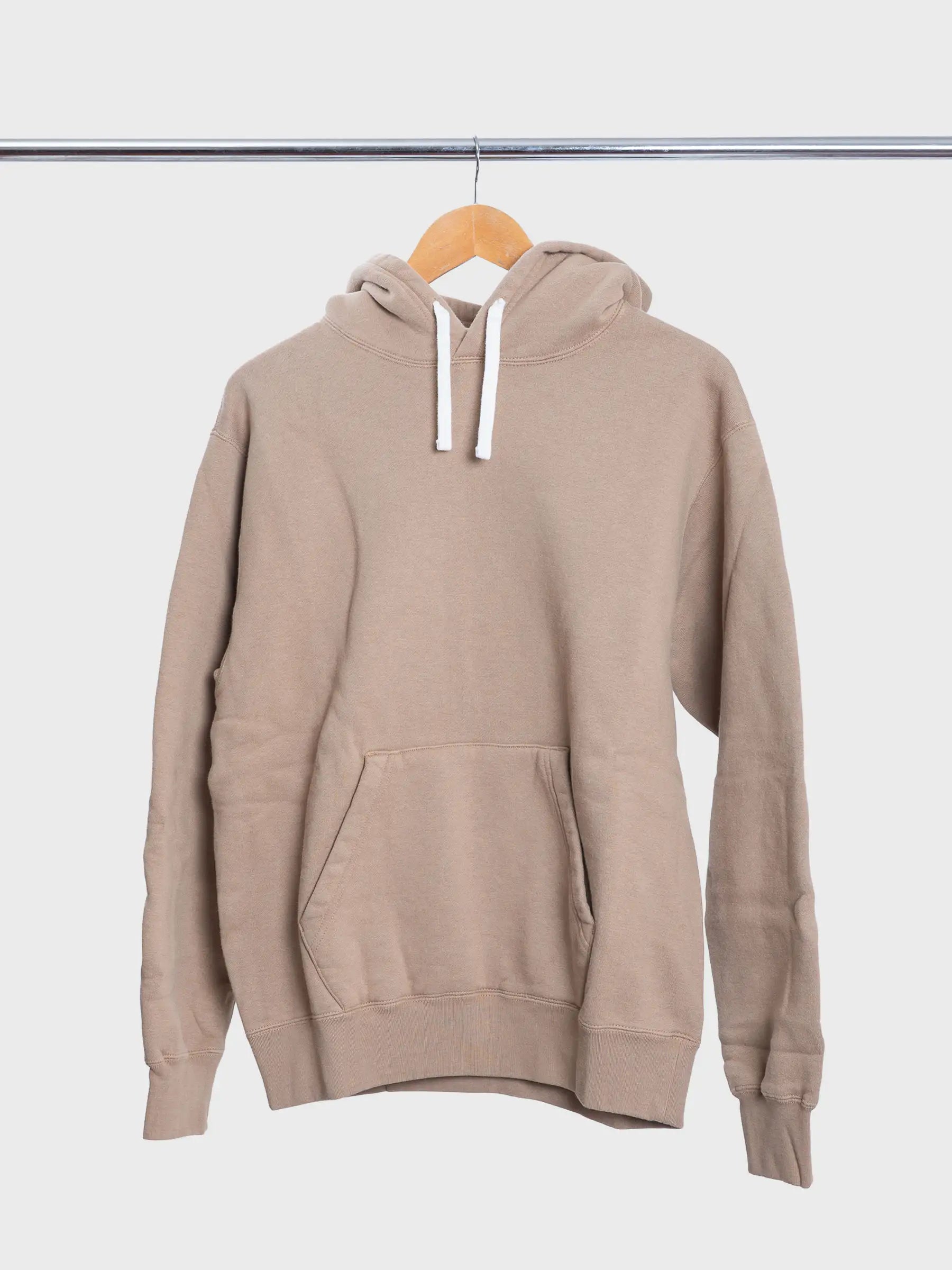 Japanese Cotton Hoodie Khaki