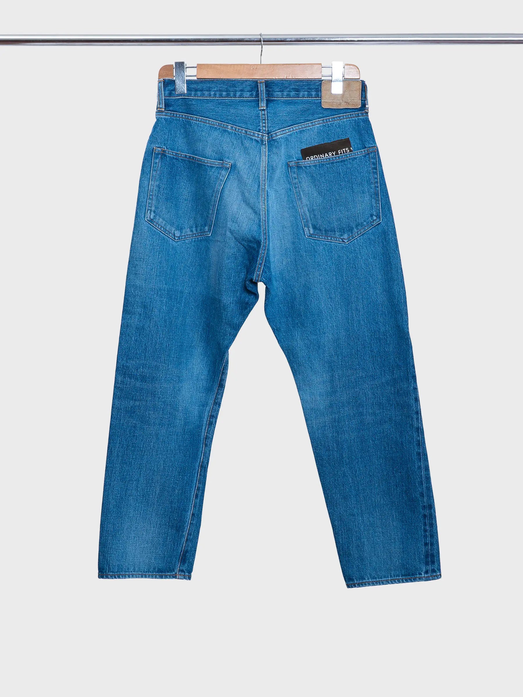 108usd Loose Ankle Denim Used Blue