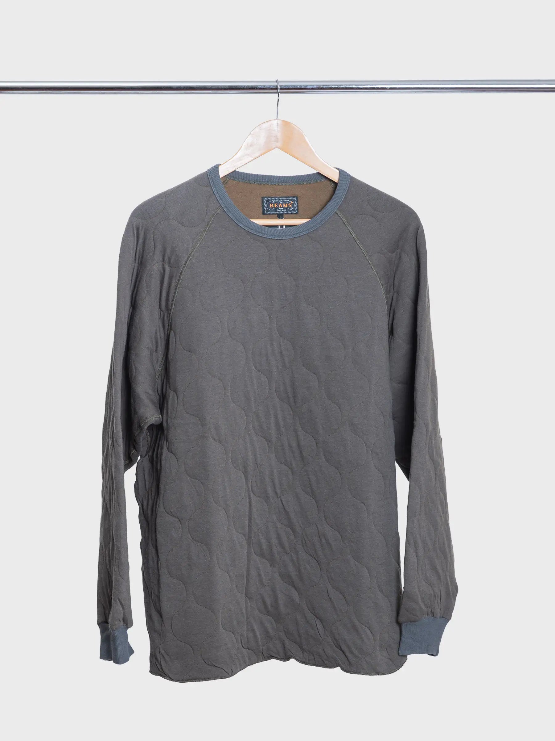 Raglan Military Quilted Olive