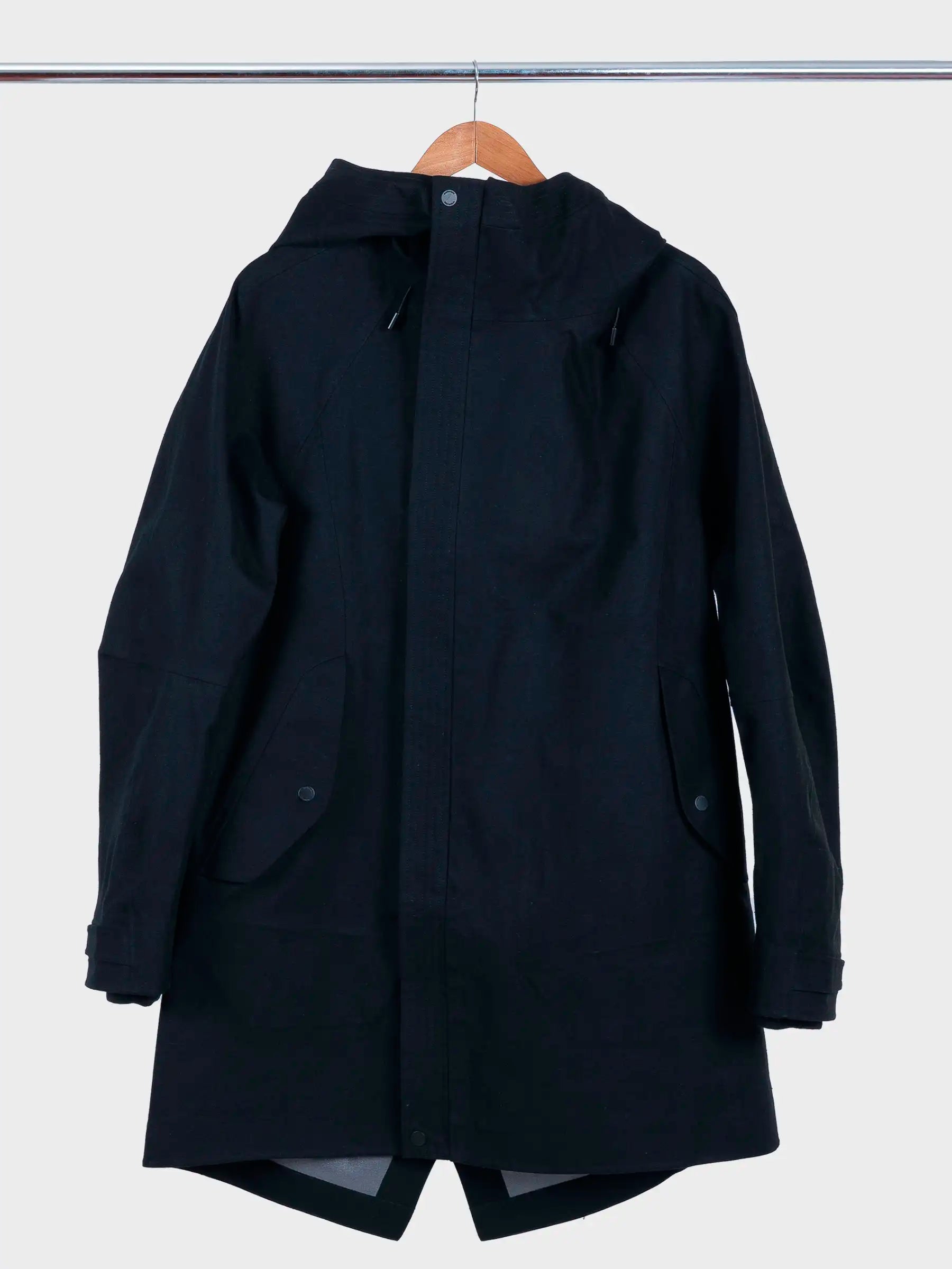 Waterproff Asym Mid Parka Black