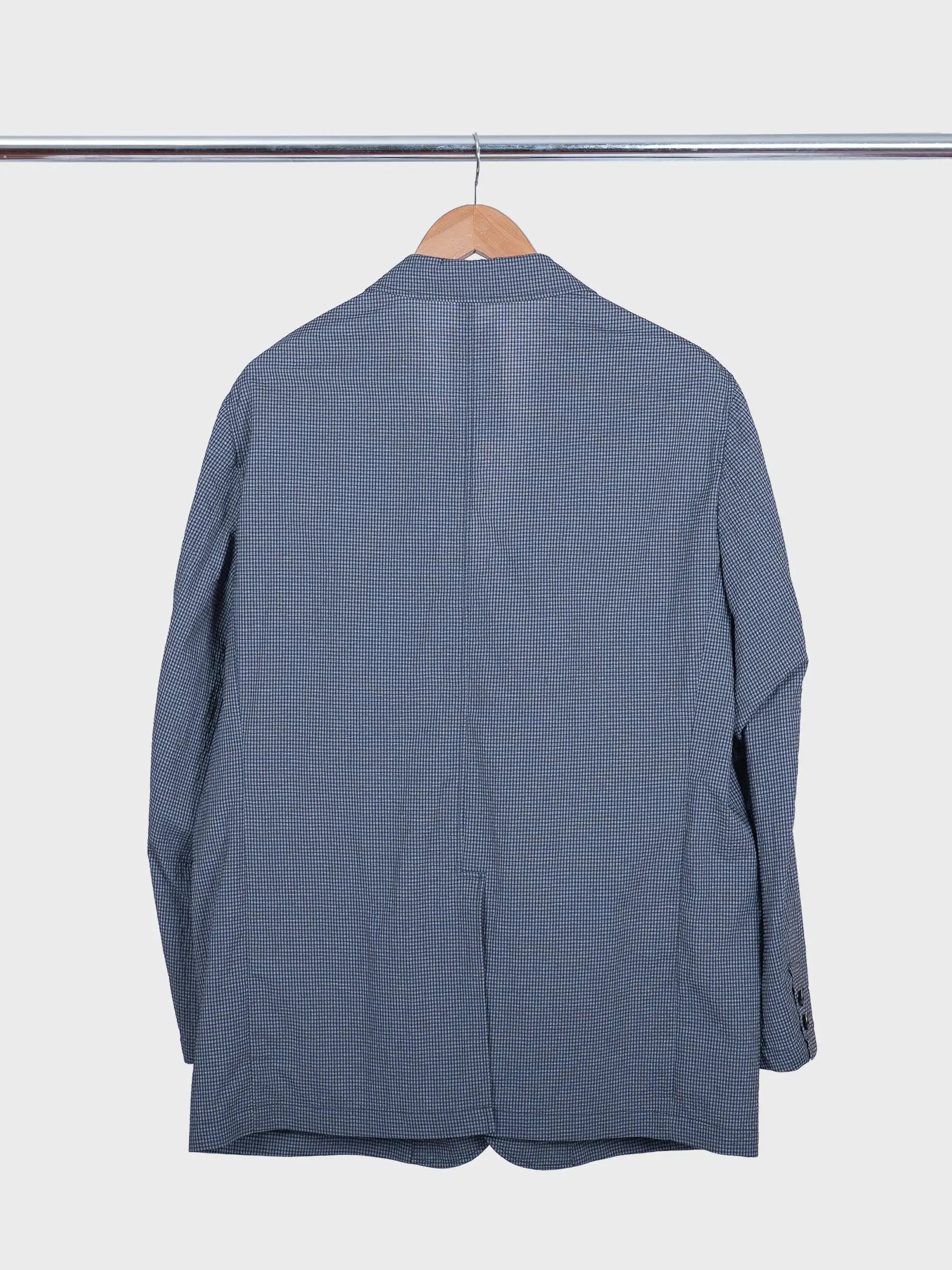3B Anywhere(wear) Jacket Seersucker Plaid Black and Grey
