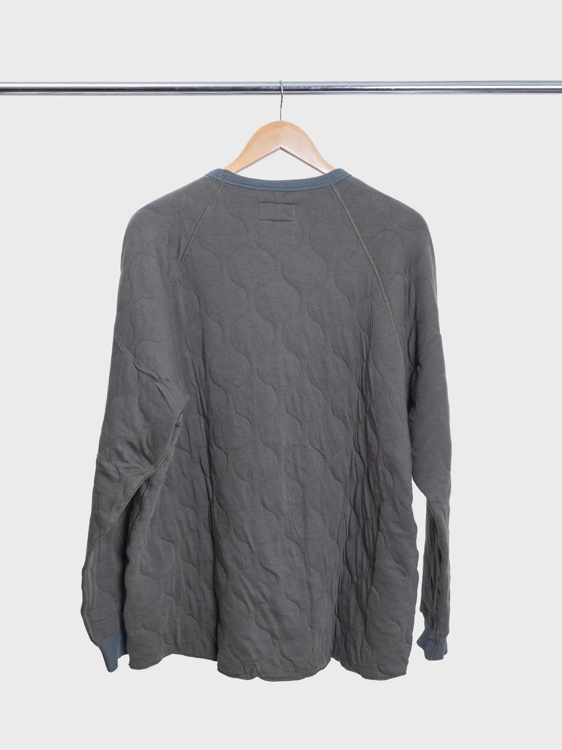 Raglan Military Quilted Olive