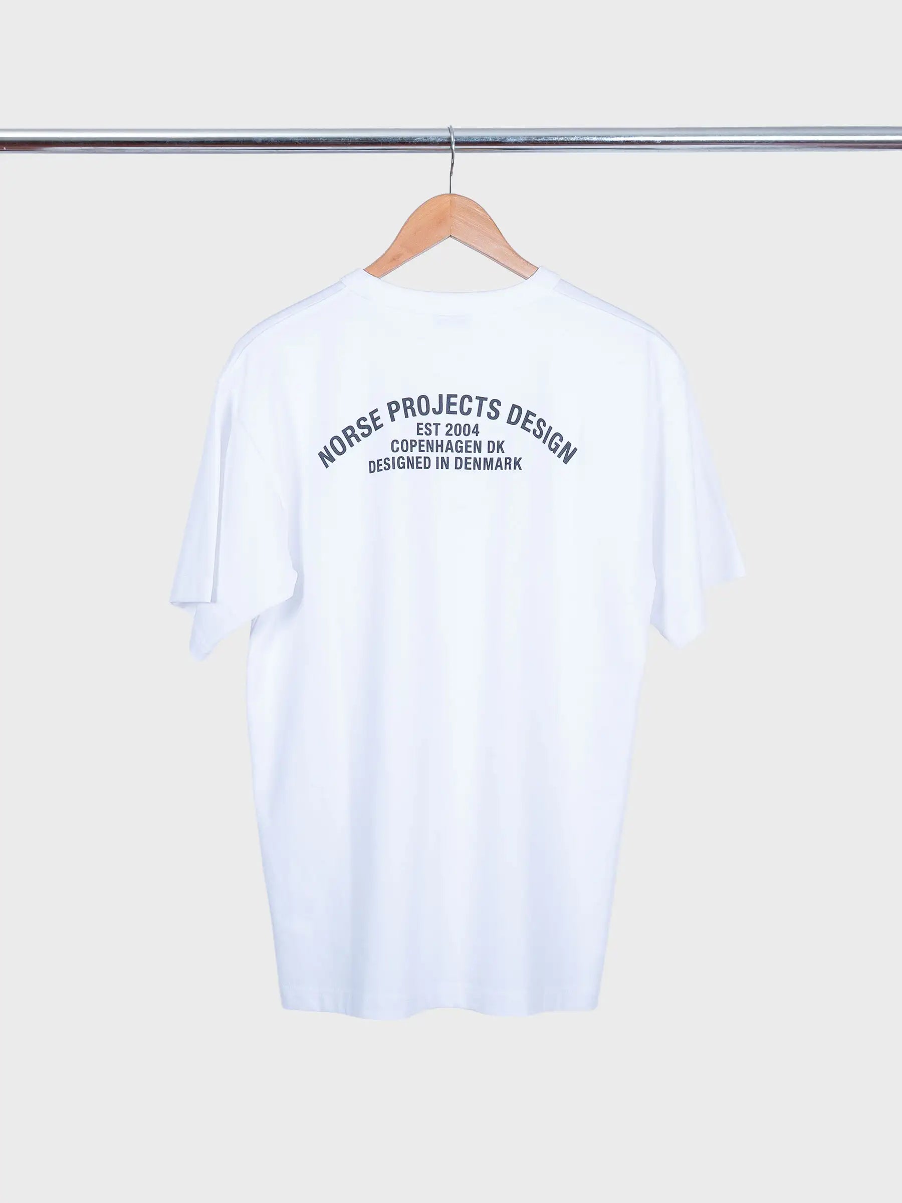 Snekkersten Organic Arch Print T-Shirt White