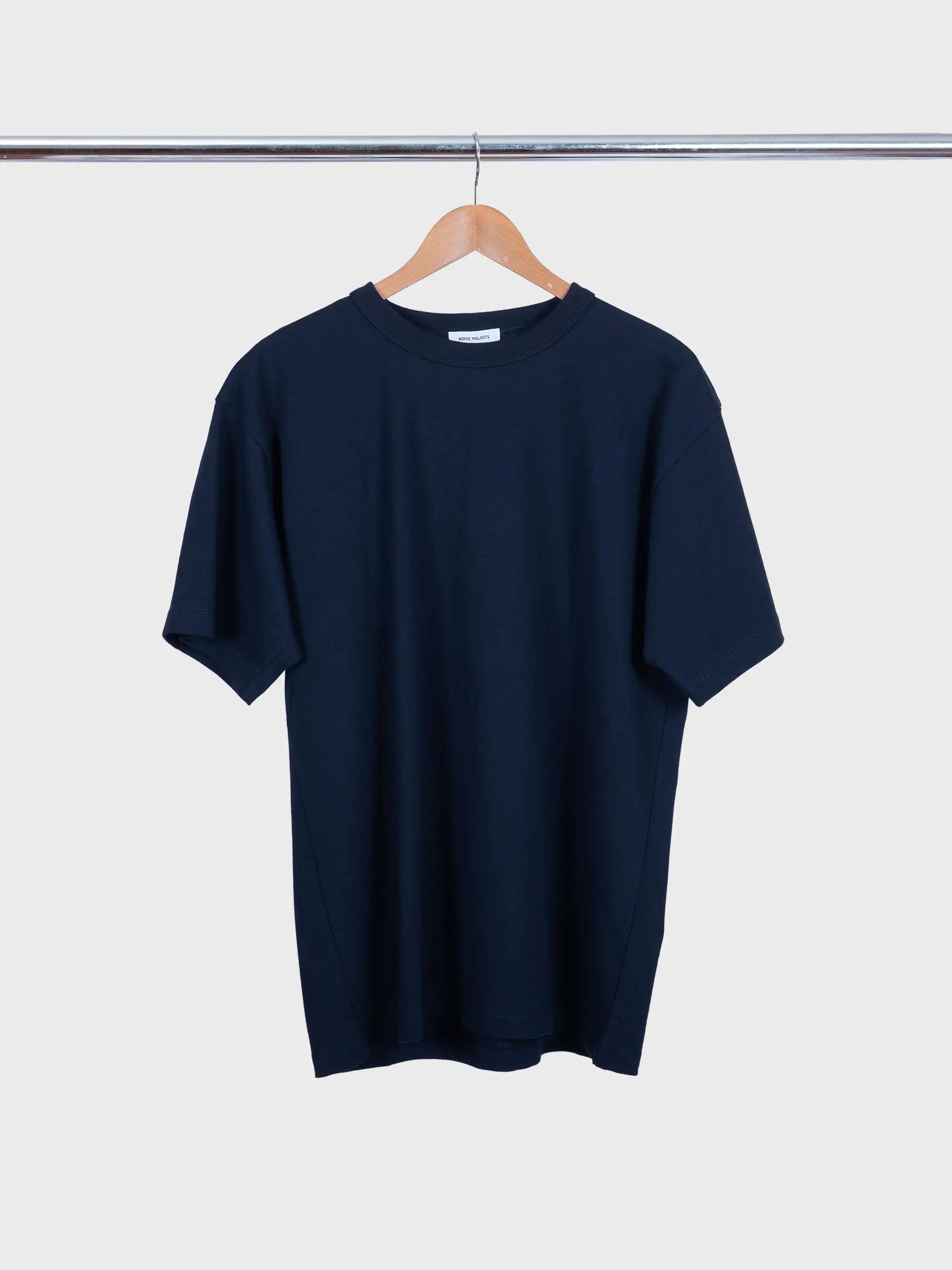 Snekkersten Organic Arch Print T-Shirt Dark Navy