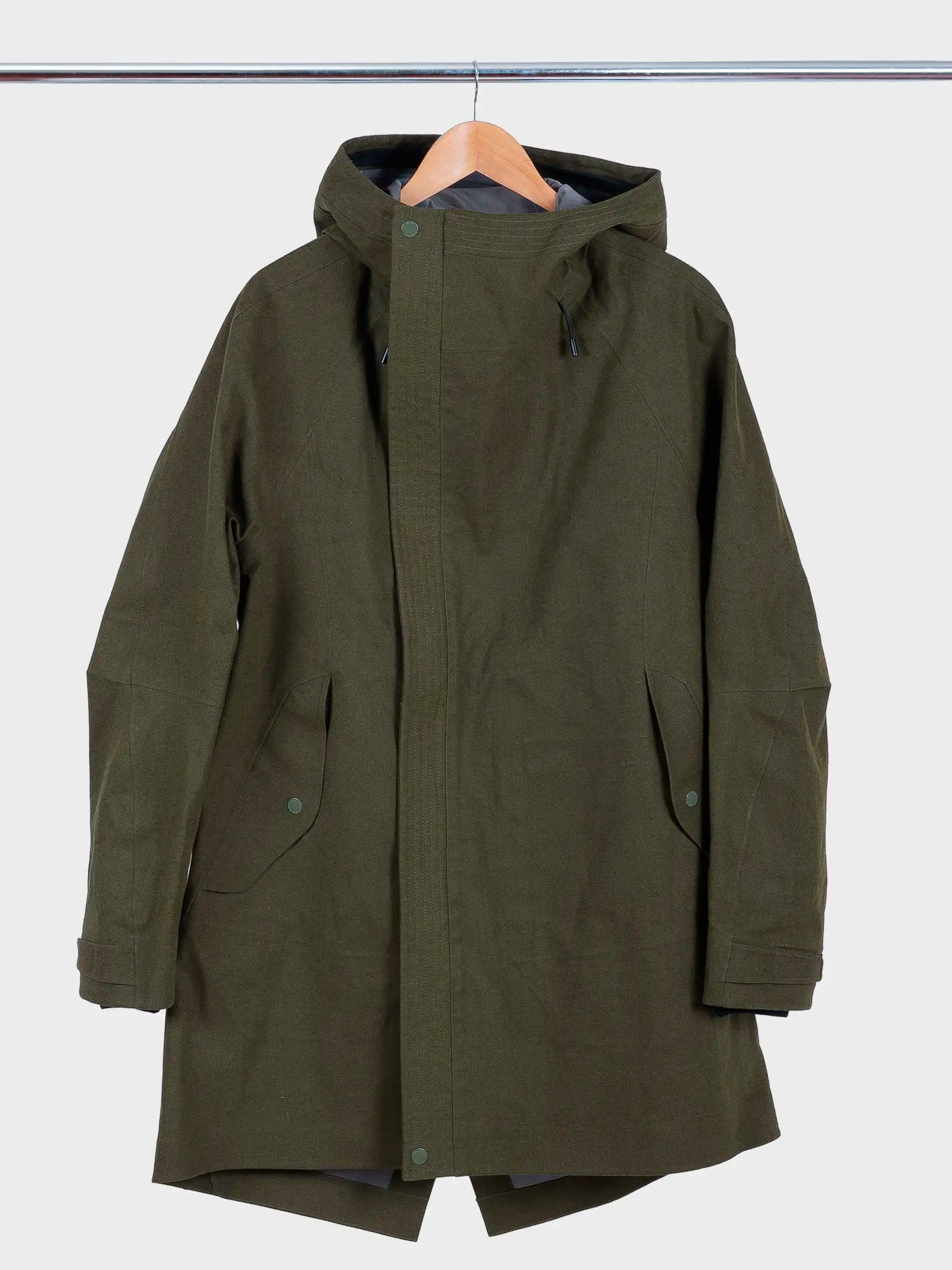 Waterproff Asym Mid Parka Olive