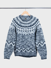 Mohair Nordic Crew Neck Black
