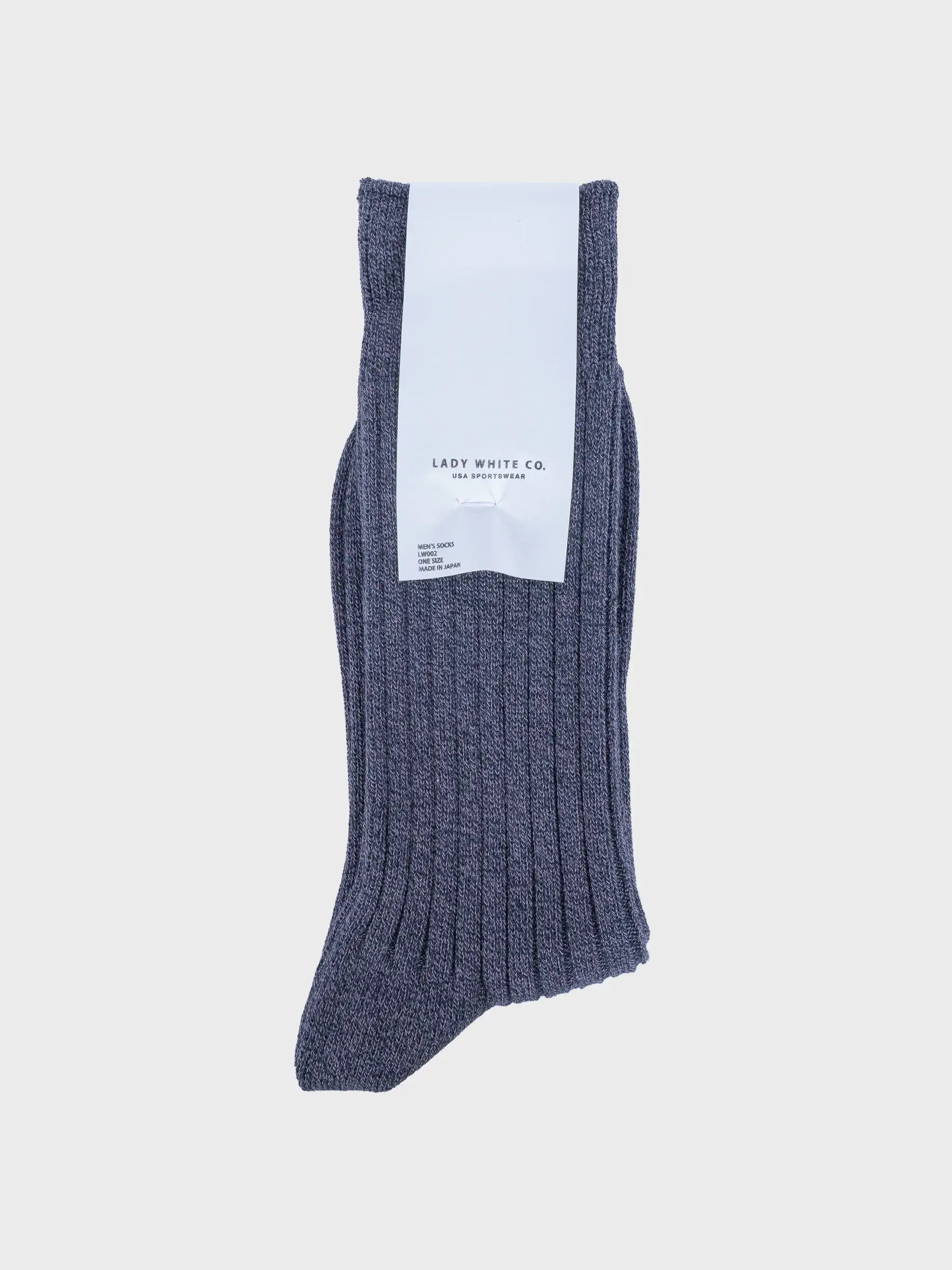 LW-C-Sock-Black Melange