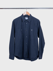 Flaster Tencel Oversize Shirt Dark Navy