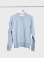 Marten Relaxed Cotton Wool Sweatshirt Grey Melange
