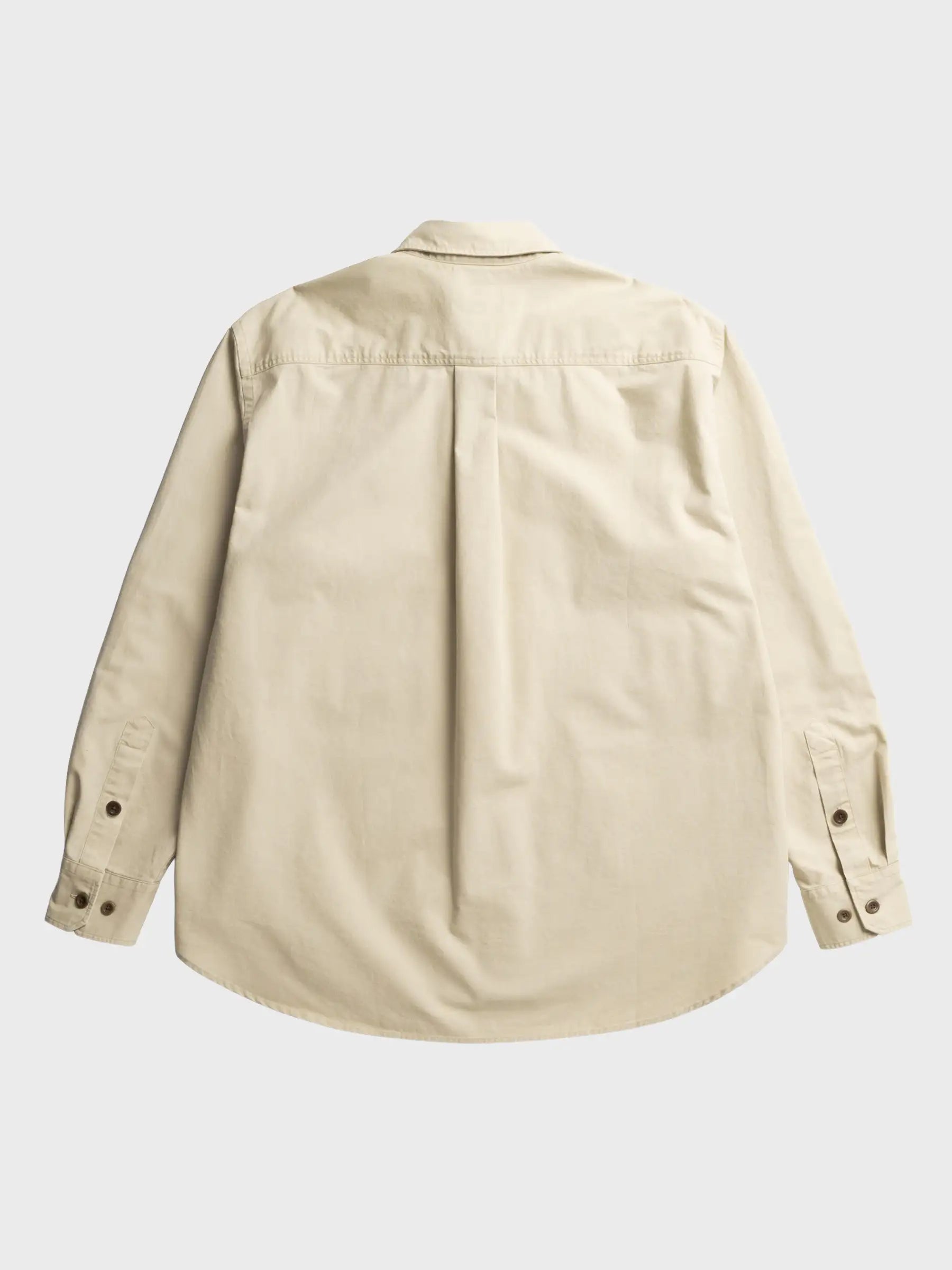 Espevik Faded PIigment  Dyed Oversize Utility Shirt Tan