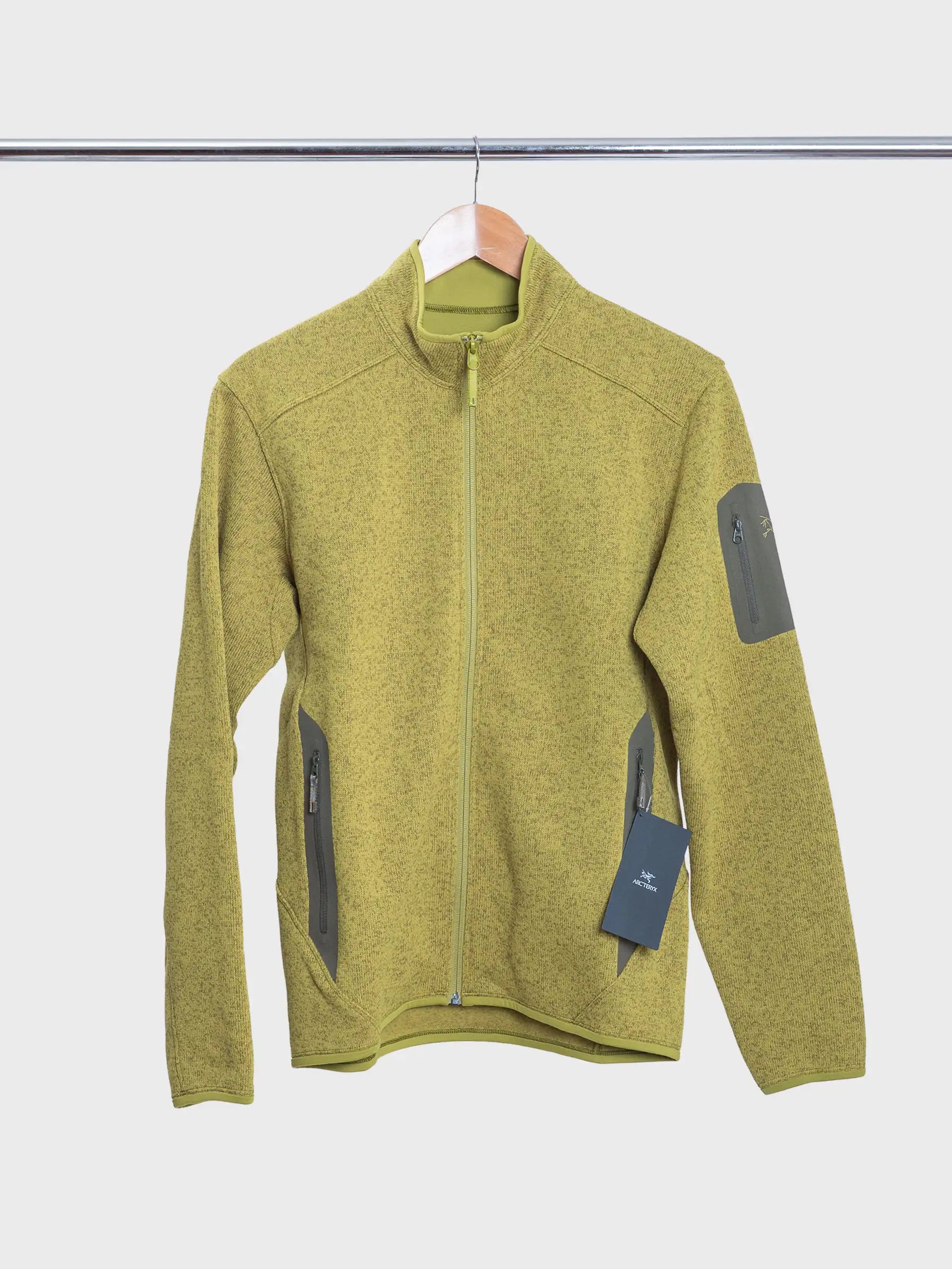 Covert Cardigan Olive Moss Heather