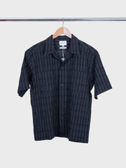 Mols Check SS Camp Shirt Delicioso Brown