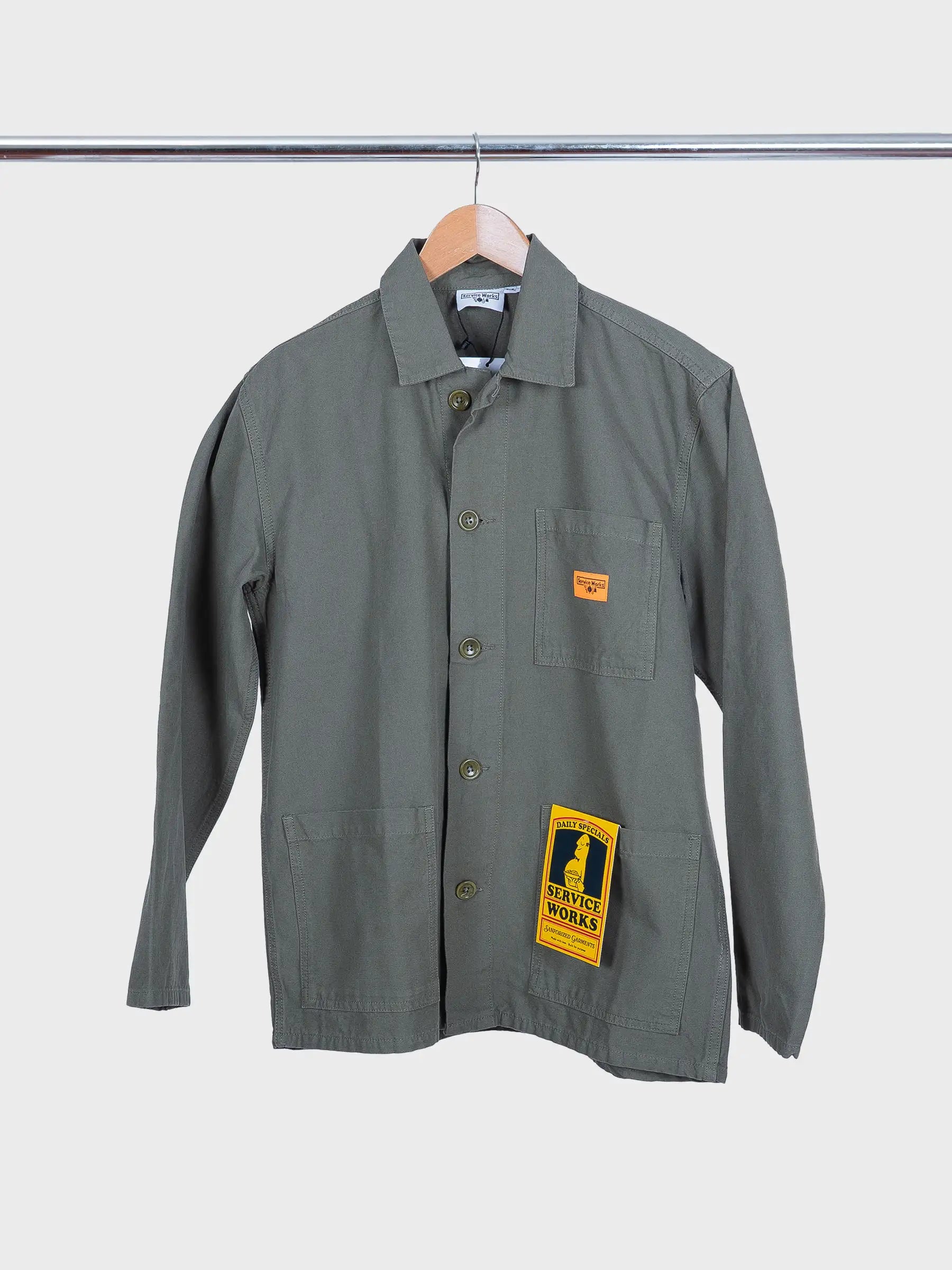 Canvas Chore Shirt Olive
