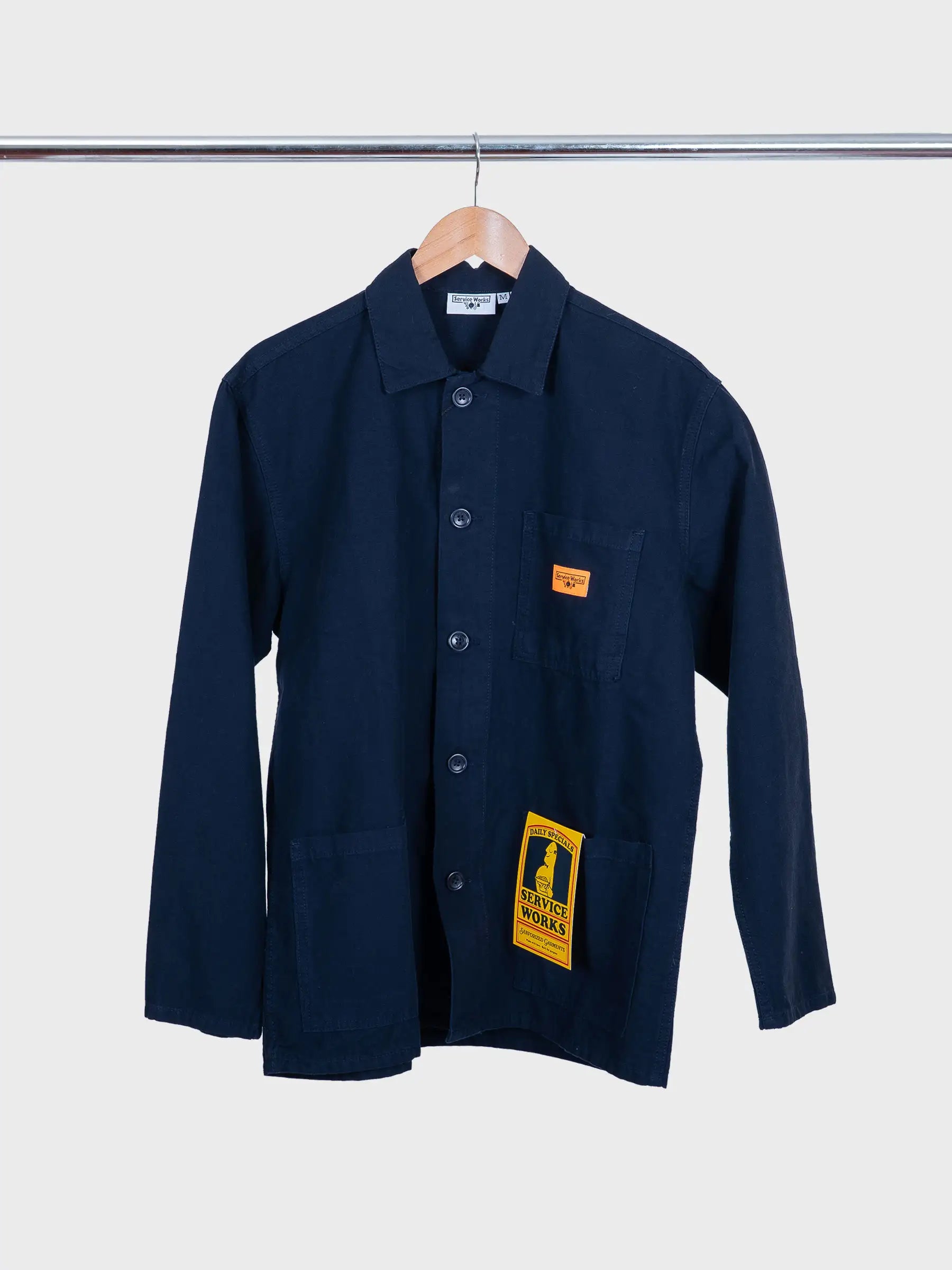 Canvas Chore Shirt Dark Navy