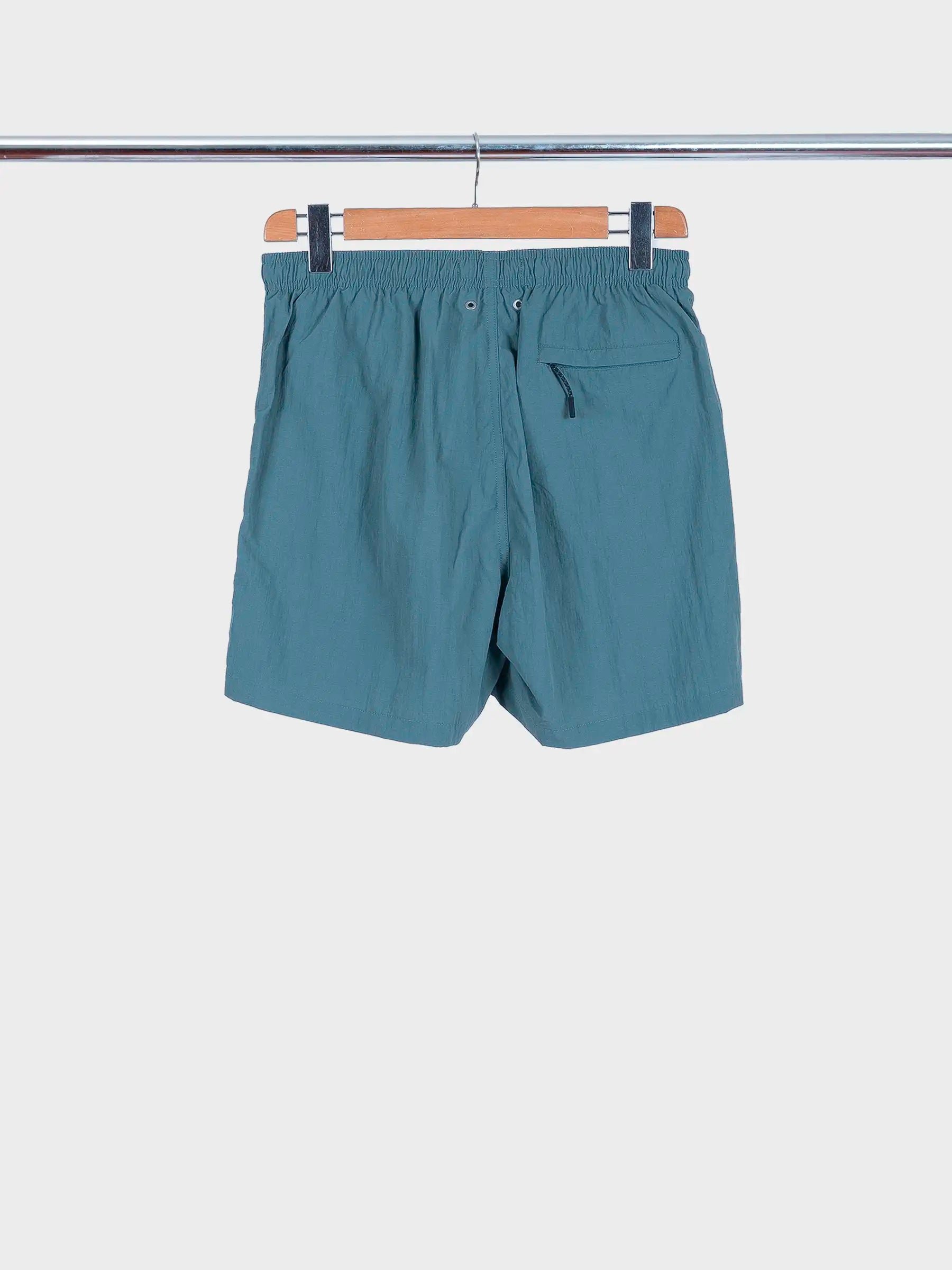 Hauge Recycled Nylon Swimmers Aluminium Petrol