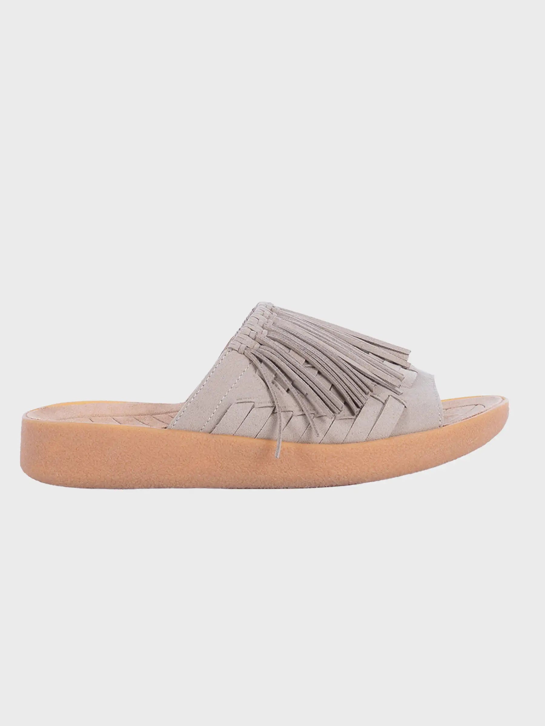 Thunderbird Thatched Slide Taupe Tan