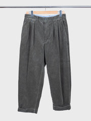 2 pleats Corduroy Dark Green