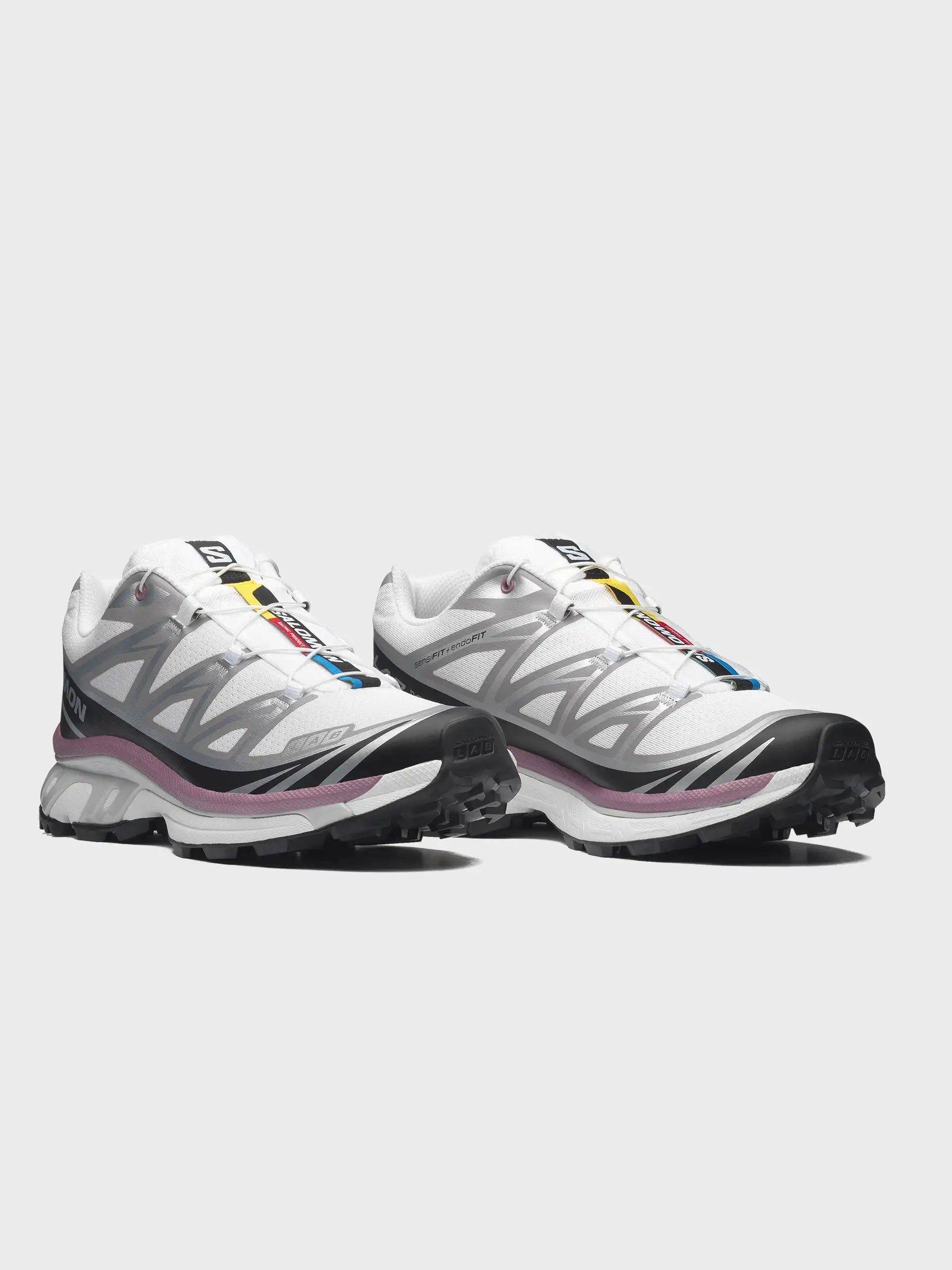 XT-6 White Black Dusty Orchid