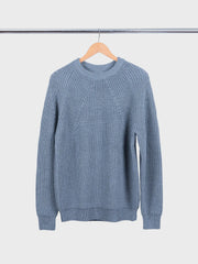 Signature Crew Neck Melange Gray
