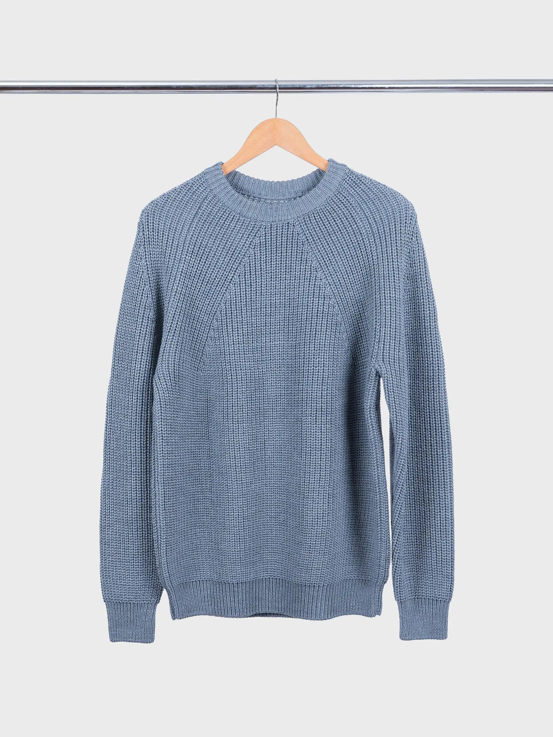 Signature Crew Neck Melange Gray