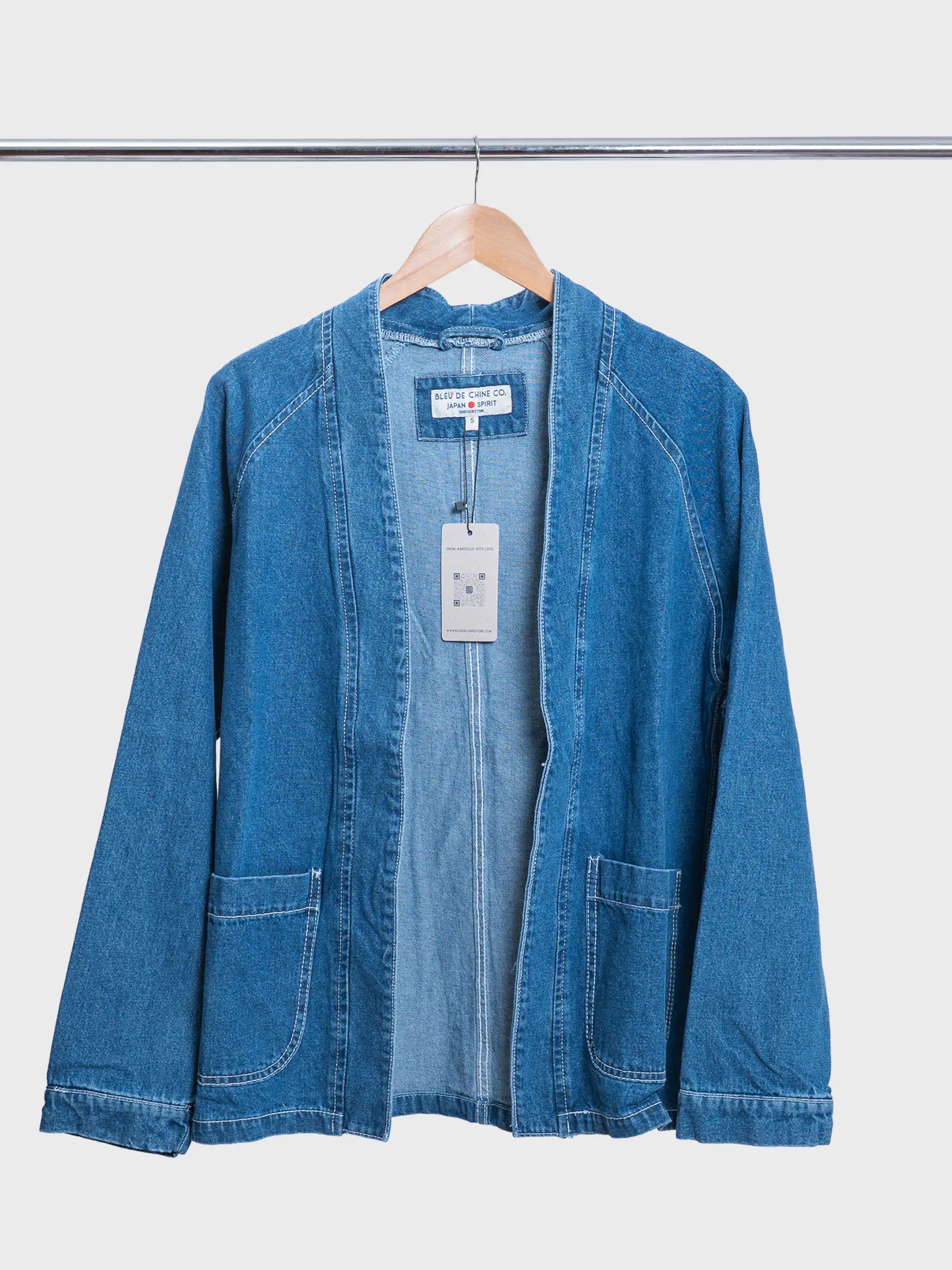 Denim Kimono Stone Washed