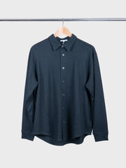 Wool Button Up Black