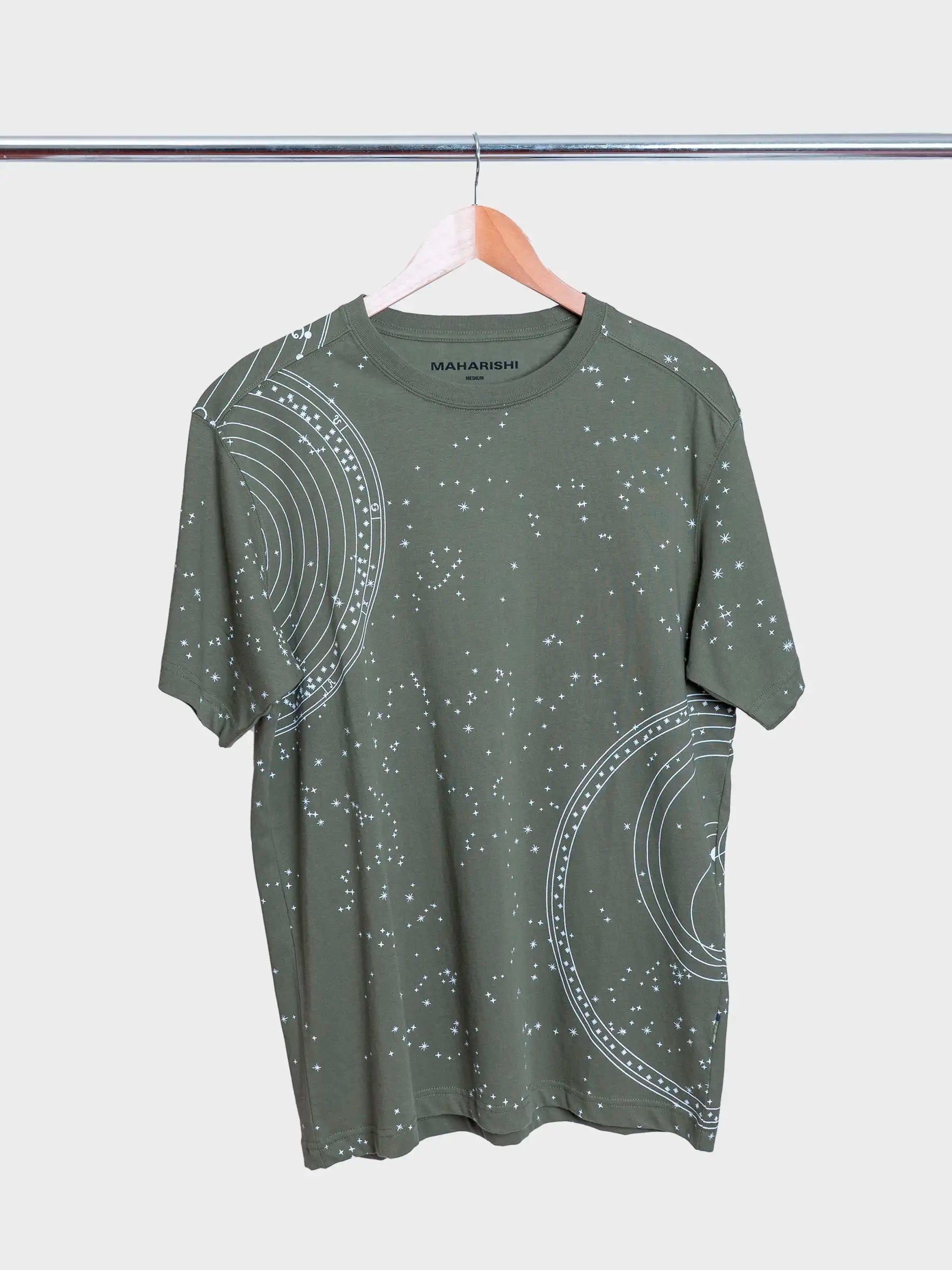 Celeste Constellation T-shirt Olive