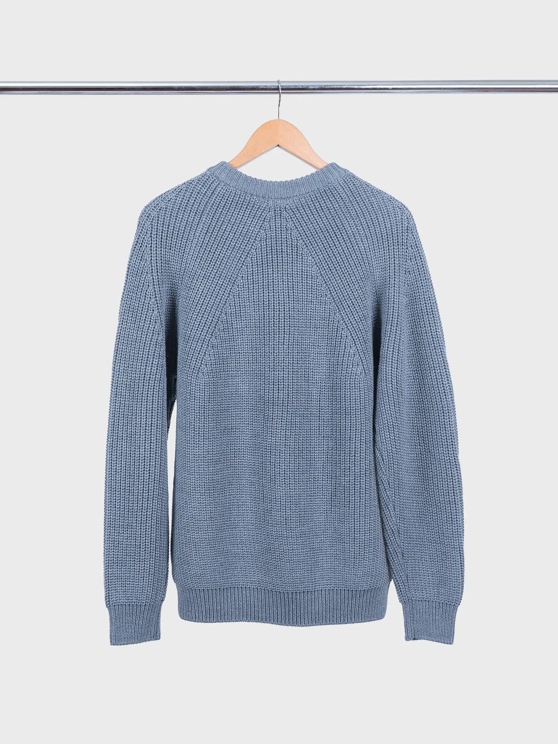 Signature Crew Neck Melange Gray