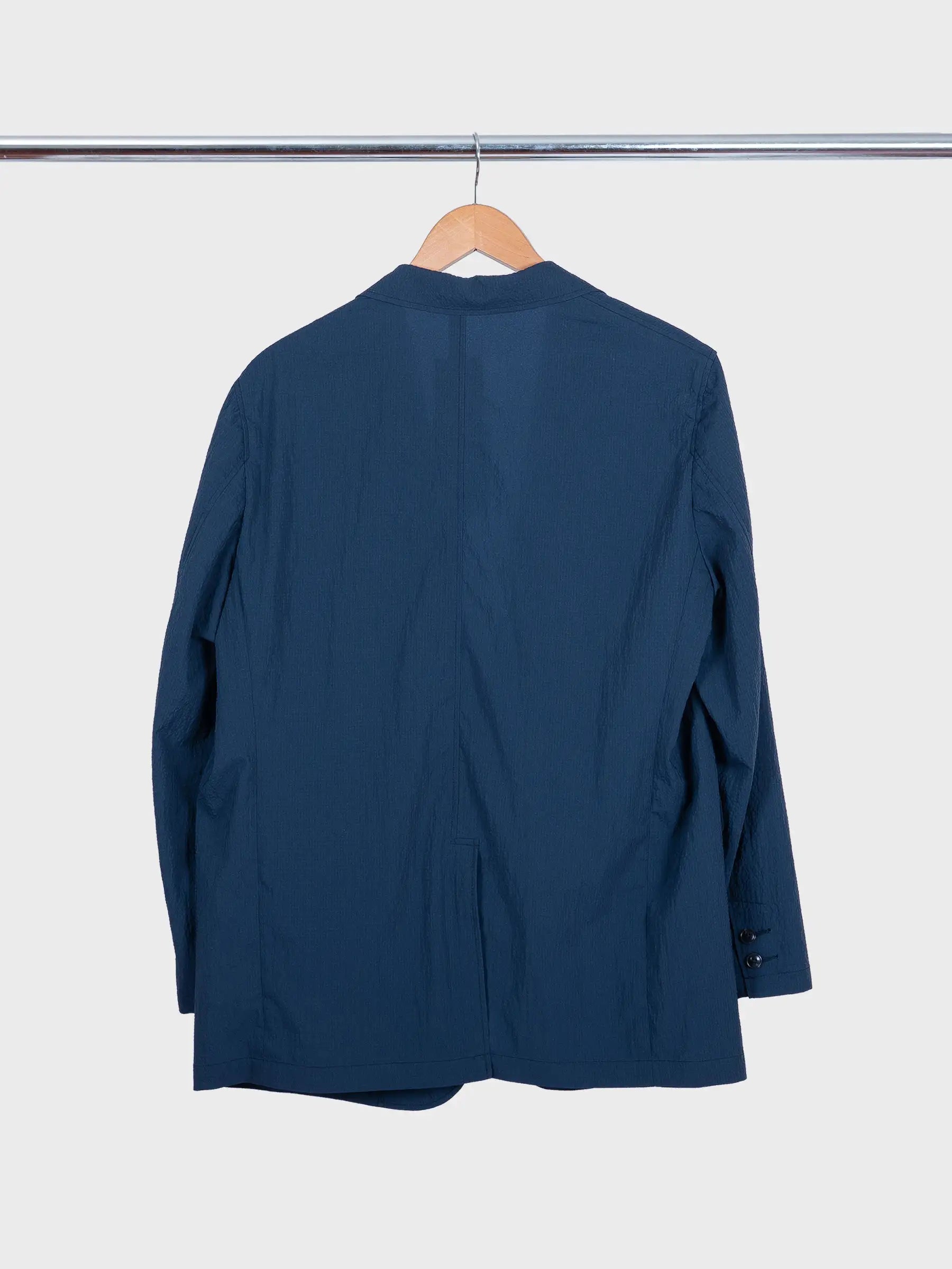 3B Anywhere(wear) Jacket Seersucker Plaid Navy