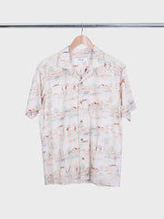 Crammond Shirt Golf Print Oatmeal