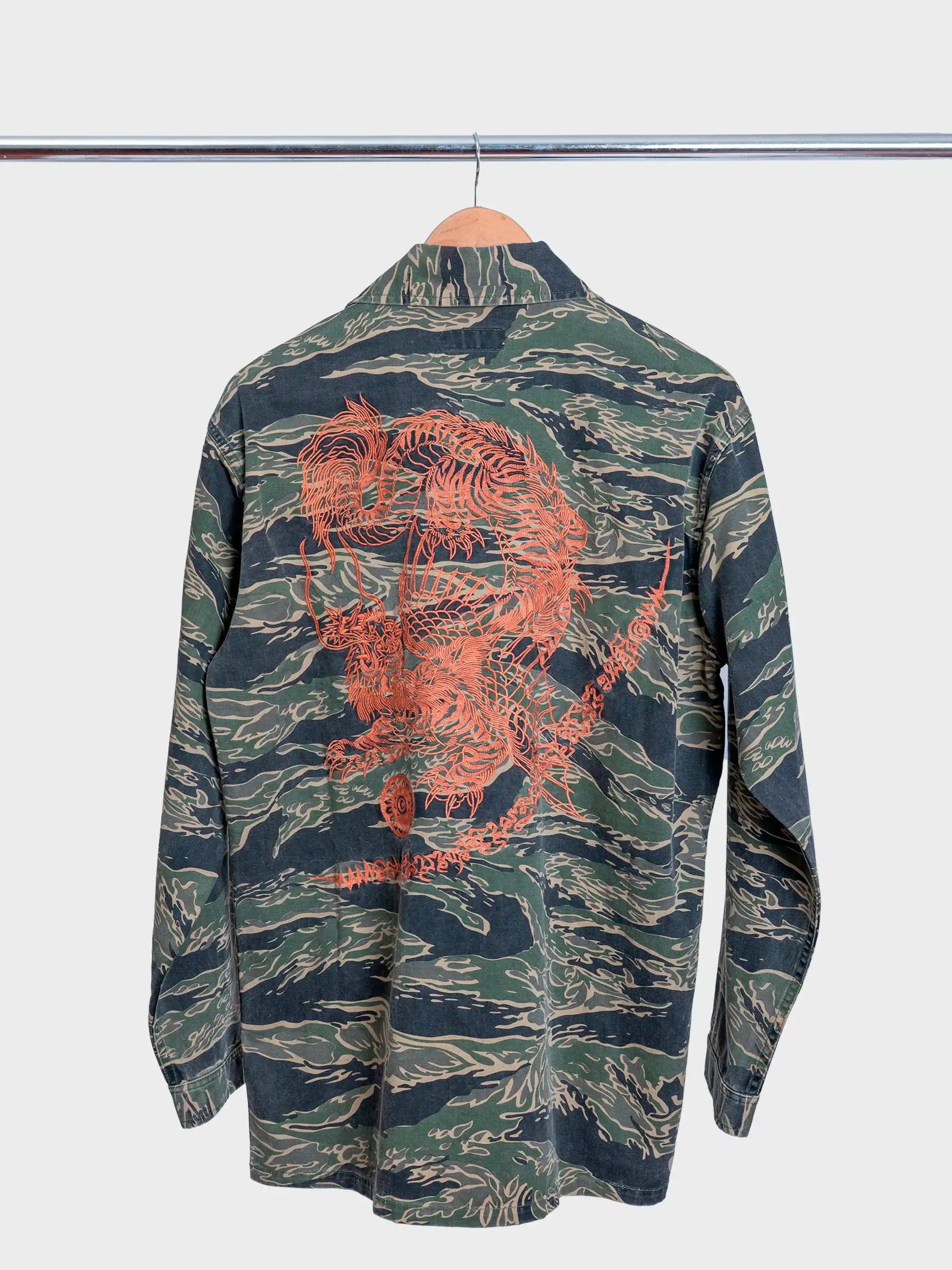 Camo Tiger Advisor's Shirt Mint Gold