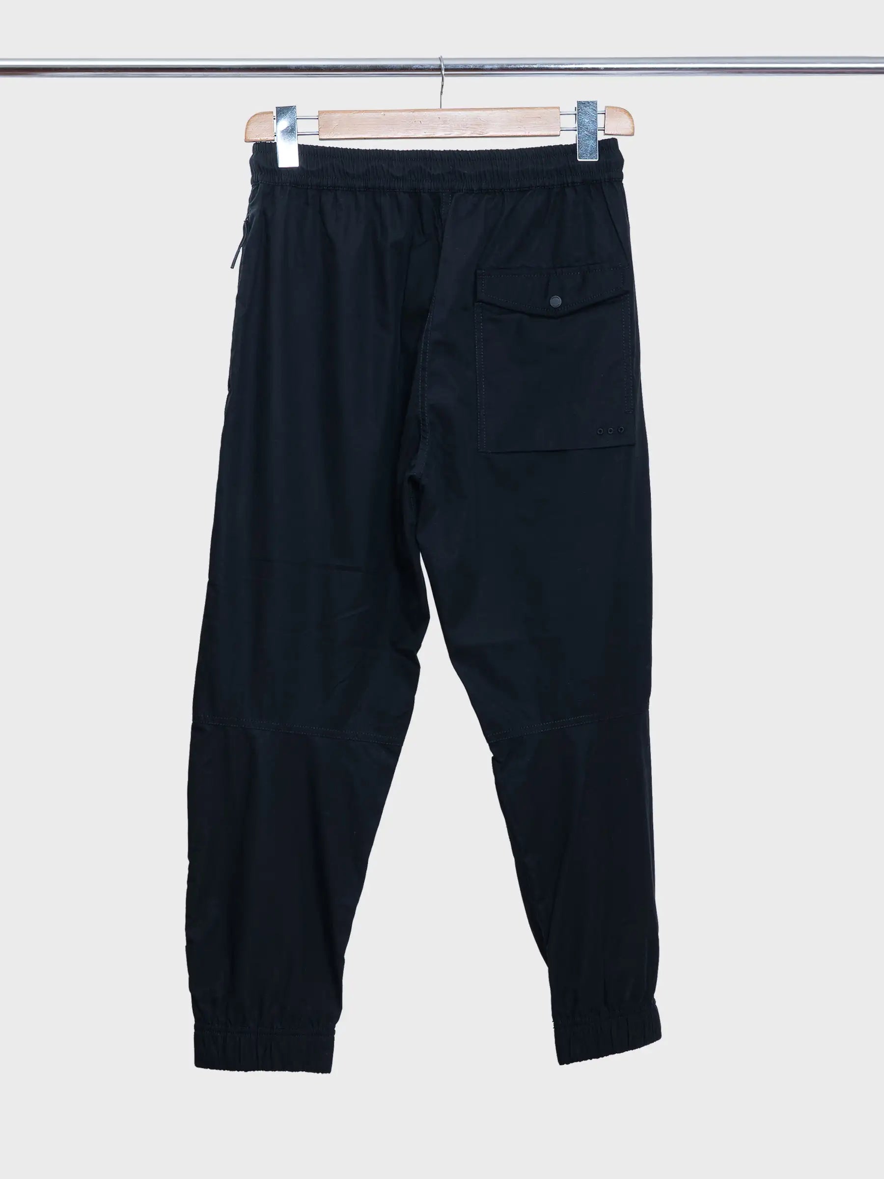 Asym Track Pants Black