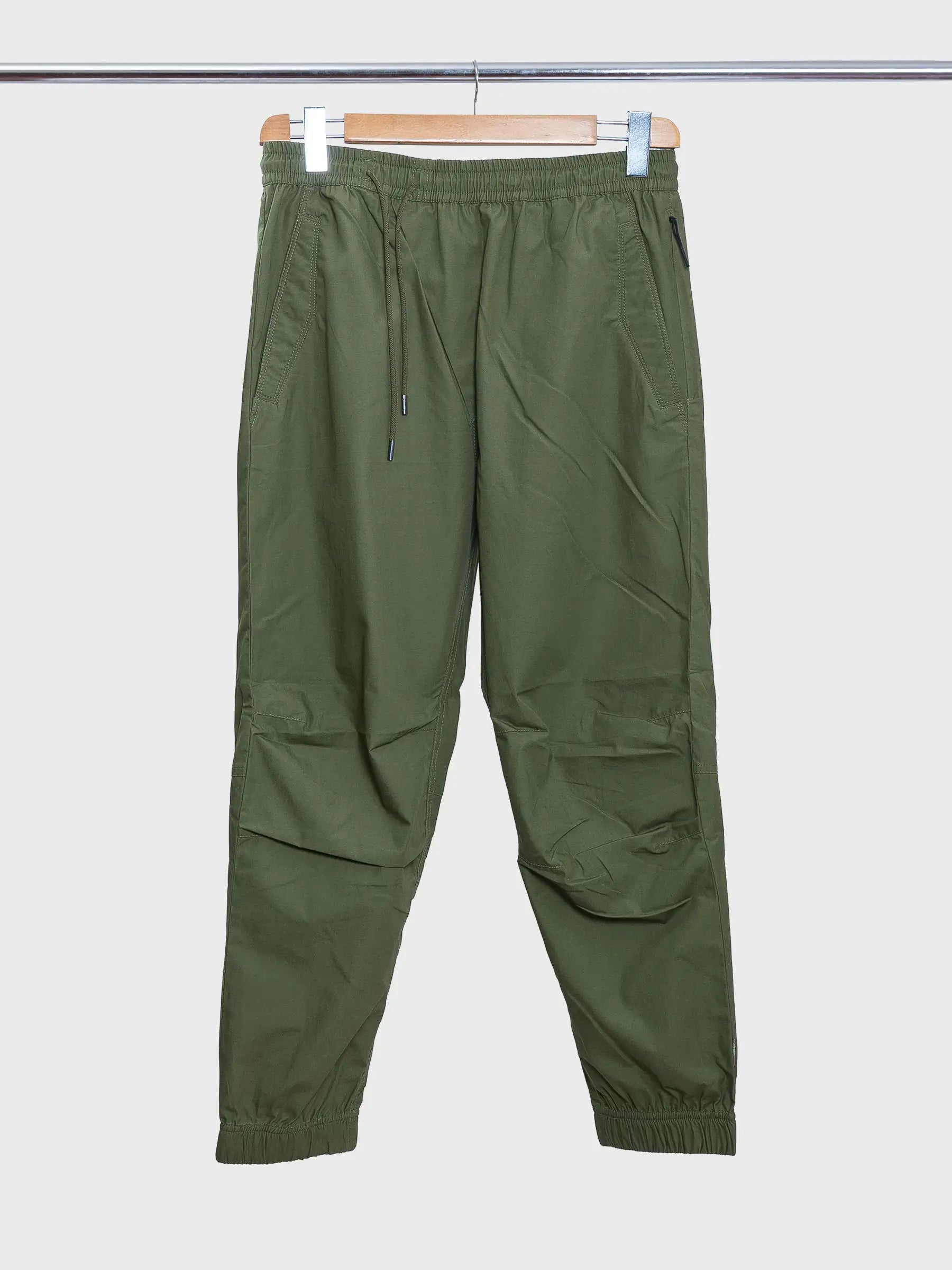 Asym Track Pants Olive