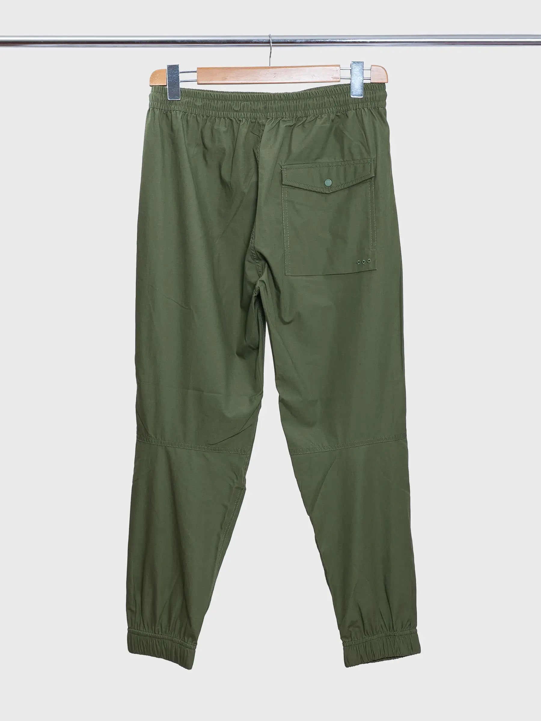 Asym Track Pants Olive