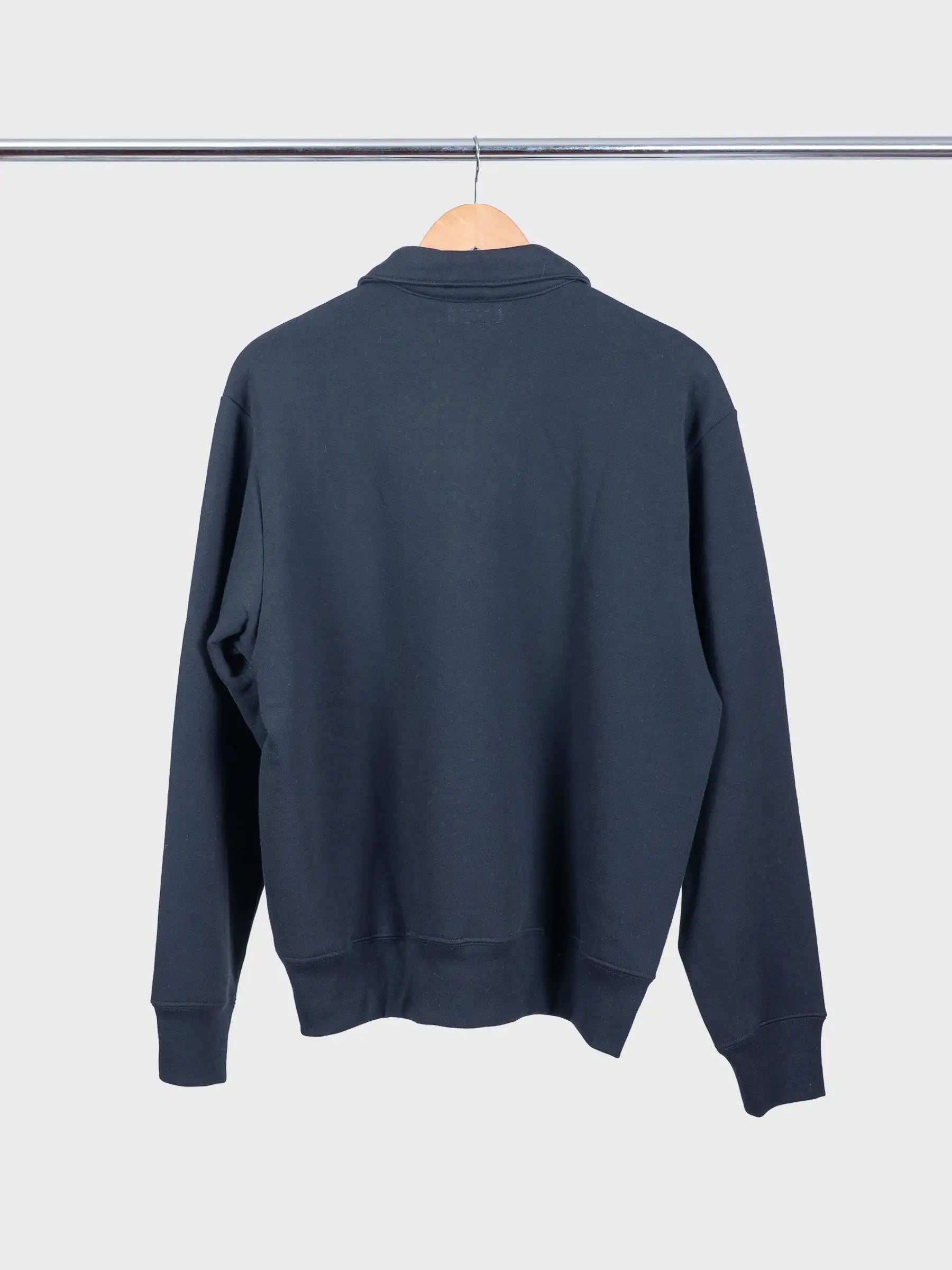 Quarter Zip Sweatshirt Faded Black